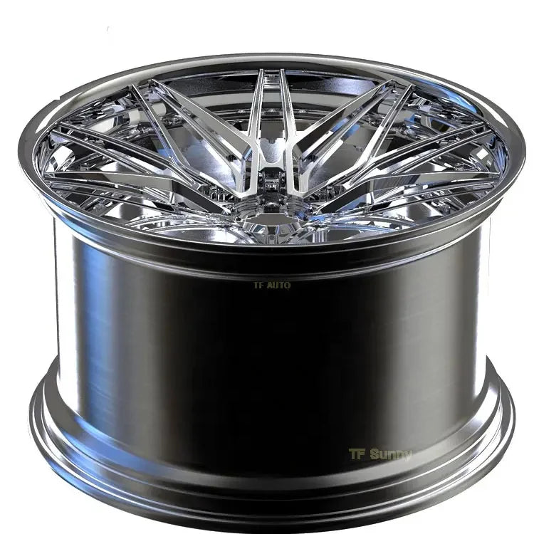 Kipardo Chrome Polish Deep Dish Forged Car 18 5X120 5X112 Custom Forged Car Alloy Wheels